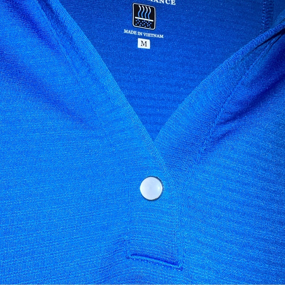 Women’s Pebble Beach Blue Golf Polo Size M - Picture 2 of 5